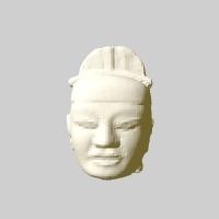 tête shinto divinité 3d print model - Mito3D