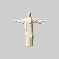 Christ Rédempteur 3D print model - Mito3D