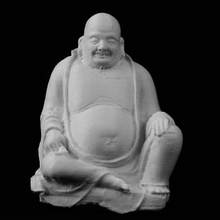 henan budai buda museu britânico scan budismo chinês porcelanas mortos britishmuseum 3d print model - Mito3D