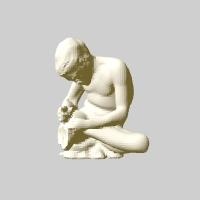 British Museum'da diken çektirme heykel 3d print model - Mito3D