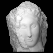 eos escanear diosa retrato mujer 3d print model - Mito3D