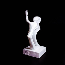 alegoria jardim prêmio escultura troféu 3dprint impressao 3D prêmios humanóide 3d print model - Mito3D