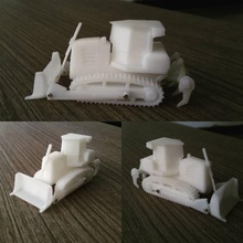 facile Stampa generico bulldozer Esc 1 100 giocattoli Giochi macchina veicolo miniatura costruzione scala modello 3d print model - Mito3D