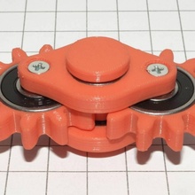 hand spinner gears toys & games fdm center 3d print model - Mito3D