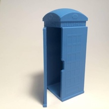 phone box toy chest toys & games toybox telephonebox 3d print model - Mito3D