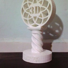 mandala trophée jardin 3d print model - Mito3D