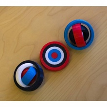 multicolore tournant anneaux jouet jouets Jeux bague palette multi filament 3d print model - Mito3D