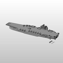 uçak gemisi savaş 3d print model - Mito3D
