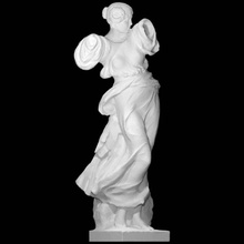 ninfa scansione scultura donna marmo Francia figurativo figura intera 3d print model - Mito3D