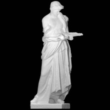 'anzio girl' scan reading sculpture marble figurative full-figure anzio 3d print model - Mito3D