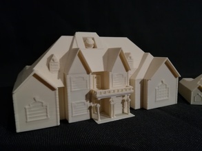 detailliert Haus Bildung 3d print model - Mito3D