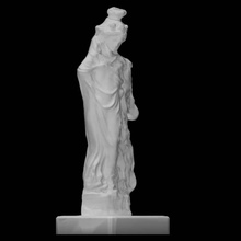 dancing woman scan figure garment 3d print model - Mito3D