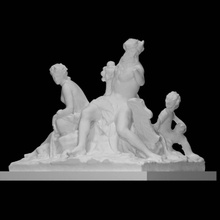 la Loire le Loiret Scan weiblich Kind männlich Flüsse Cherub Tuilerien 3d print model - Mito3D