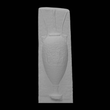 funerario stele rappresentazione loutrophoros scansione 3d print model - Mito3D