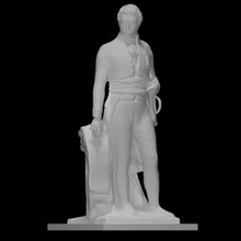 monument lieven bauwens scan monuement entrepreneur belgian 3d print model - Mito3D