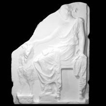 alivio ménade cabra escanear escultura mármol 3d print model - Mito3D