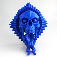 skull tongue & garden accesory decoration gothic 3d print model - Mito3D