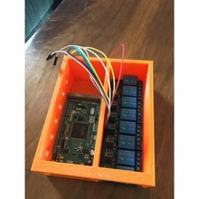 arduino 8 ch röle yazı tahtası vidasız gadget'lar elektronik durum kılıf örtmek kapak toz proje mega filtre kanal muhafaza kablolama 2kanal 4 6kanal 3d print model - Mito3D