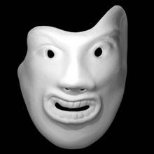 masks mask 3 scan man portrait 3d print model - Mito3D