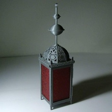 moroccan lantern & garden cute decoration furniture light tealight 3d print model - Mito3D