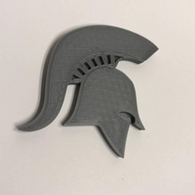 Spartalı kask hayran Sanat 3d print model - Mito3D