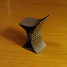 flexível cadeira jardim vasemodo 3d print model - Mito3D