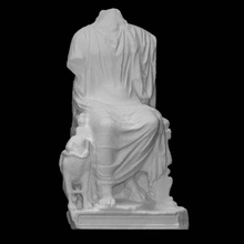 kopflos Statue thront Serapis Scan 3d print model - Mito3D