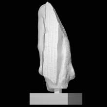 torso high general scan ancient egyptian man upperbody 3d print model - Mito3D