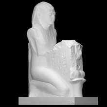 Statue seti Scan uralt ägyptisch Ganzkörper 3d print model - Mito3D