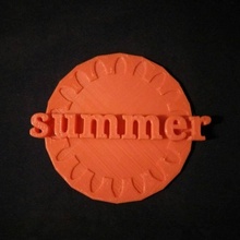 summertime fan art 3d print model - Mito3D