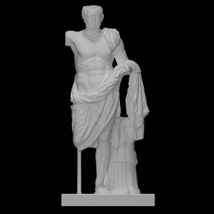 Skulptur römisch Soldat sogenannt tivoli Allgemeines Scan 3D print model - Mito3D