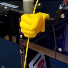 pratique filament guider construire 3d imprimante guide aneta8 main humaine 3d print model - Mito3D
