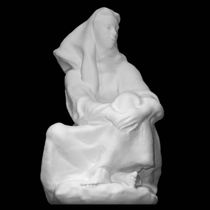 dreaming scan woman fullbody 3D print model - Mito3D