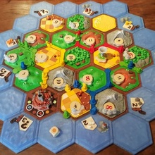 traders & barbarians expansion settlers catan board games barbarian fun game mini small miniature magnetic settler trader 3d print model - Mito3D