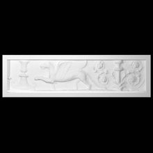 alívio friso têmpora antonino pio Varredura animal romano grifo 3d print model - Mito3D