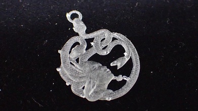Yunan tanrıça medusa mücevher kolye anahtarlık 3d print model - Mito3D