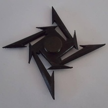 metallica ninja star fidget spinner toys & games 3d print model - Mito3D