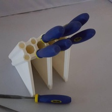 needle file holder & garden 3d print model - Mito3D