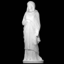 funerária estátua mulher Varredura antigo morte grave corpo 3d print model - Mito3D