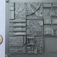 Star Kriege Tod Fliese gleiten Puzzle Spiel Spielzeuge Spiele Krieg Sterne Todesstern 3d print model - Mito3D