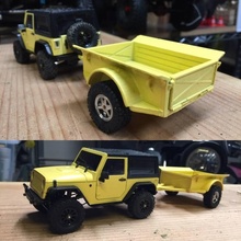 1 35th scale utility trailer toys & games mini model truck rc remote control micro tiny offroad orlandoo 3d print model - Mito3D