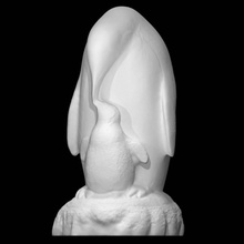 Pinguin Jungvogel Scan Ganzkörper animan 3d print model - Mito3D