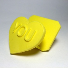 colgador corazon Moda accesorios percha 3d print model - Mito3D