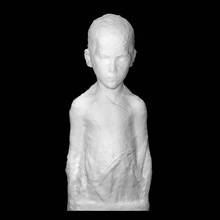 ragazzo primavera scansione metà corpo 3d print model - Mito3D