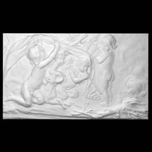 Bouchardon temporadas fonte alegoria inverno escultura querubim cupido bebê Varredura 3d print model - Mito3D