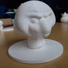 alien 4 toys & games head extraterrestrial 3d print model - Mito3D