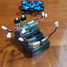 li poli pil Kulp destek Bahçe batarya tutucu 3d print model - Mito3D
