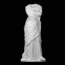 Statue Frau Scan halber Körper 3d print model - Mito3D