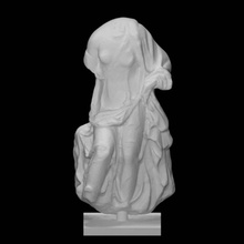 hembra torso europa escanear busto mito drapeado 3d print model - Mito3D