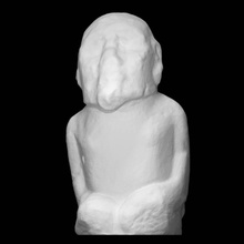 moai tukuturi escanear antiguo cabeza Roca 3d print model - Mito3D